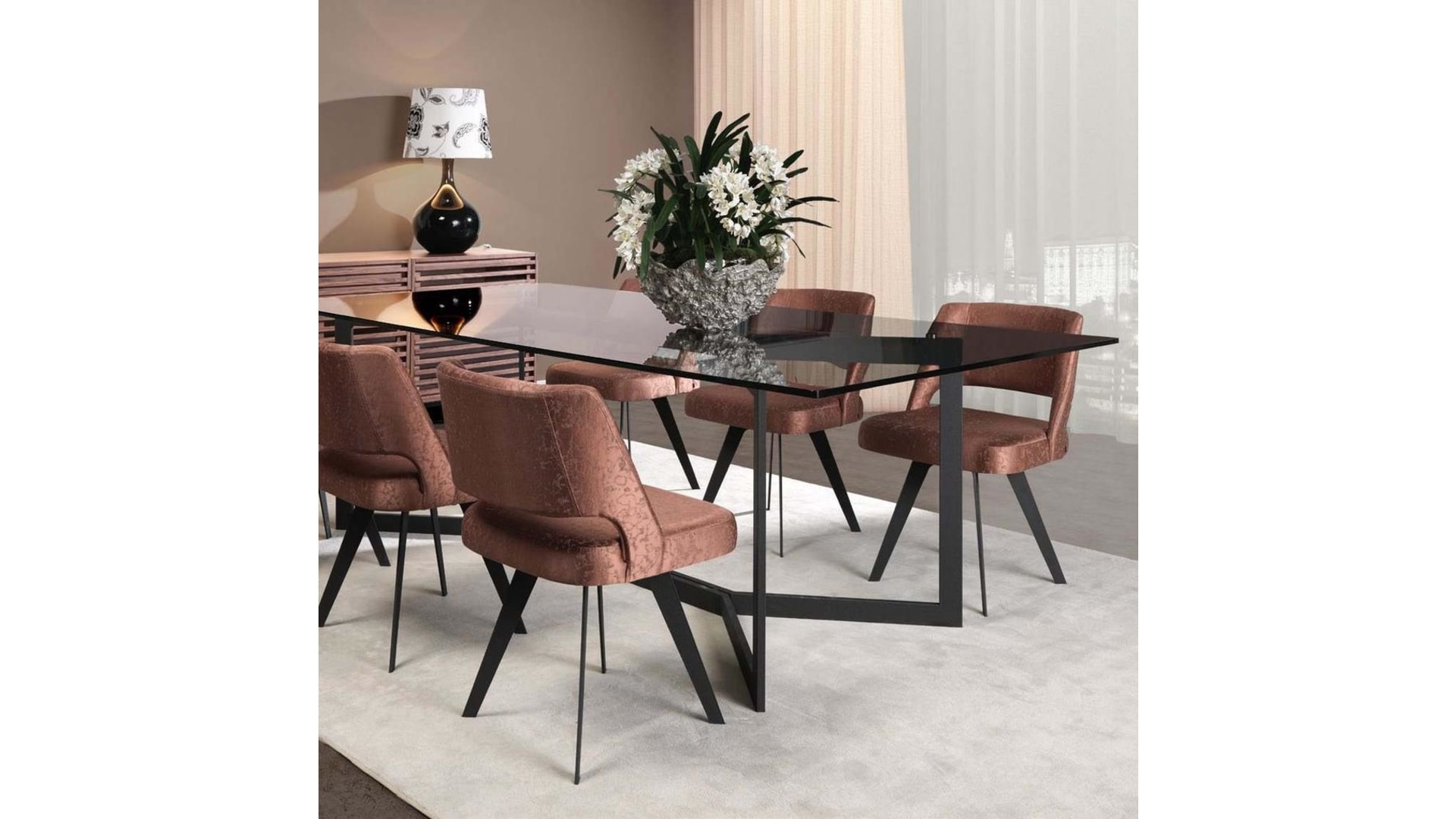 CJ Decor Mesa de Jantar Arrow